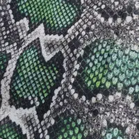 شال پوست ماری نخی سبز منگوله دار،بدون پرز دهی|لباس|کرمان, |دیوار