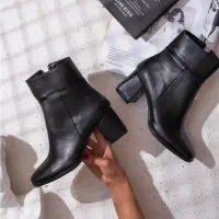 بوت تمام چرم مشکی