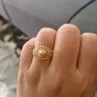 انگشتر طلا باسه درصد