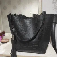 کیف چرم مصنوعی دست دوز