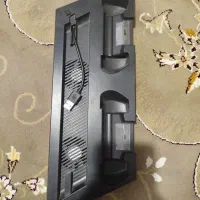 پایه خنک کننده و شارژر دسته ps4 اسلیم|کنسول، بازی ویدئویی و آنلاین|کرمانشاه, |دیوار