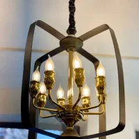 لوستر نئونی،چوبی،فلزی