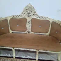 مبل نه نفره چوب گردو