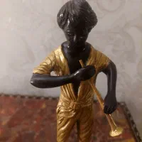 یکجفت مجسمه برنز زن ومرد به ارتفاع ۳۰|مجسمه، تندیس، ماکت|تهران, قلهک|دیوار