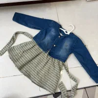 لباس دخترانه.کاپشن بچگانه