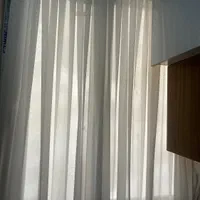۳ عدد پرده حریر با میله|پرده، رانر، رومیزی|تهران, هفت چنار|دیوار