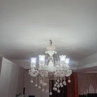 لوستر سفید 6 شعله