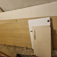 تعدادی کابینت چوبی ، در و تیکه چوب|مصالح و تجهیزات ساختمان|تهران, شمس‌آباد|دیوار