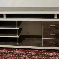 میز تلویزیون طرح چوب