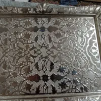 سینی برنزی کربلا|صنایع دستی و سایر لوازم تزئینی|قم, شاه ابراهیم|دیوار