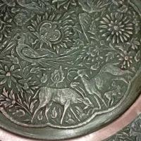 سینی مسی قدیمی کار دست به فروش میرسد