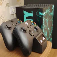 xbox series x (دو دسته اصلی، کیف، استند شارژی)