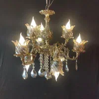 لوستر ۳ شاخه|لوستر و چراغ آویز|اصفهان, کوجان|دیوار