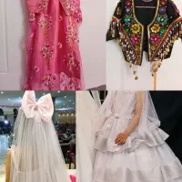 لباس عروس مجلسی کوردی جلیقه صندل شلوار بلوز شیک