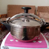 دیگ زودپزداخلش هم بخارپز آره استیل