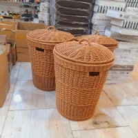 سبد های بافتی درب دار اک