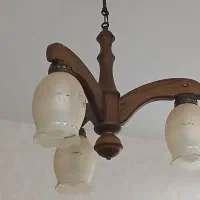 لوستر چوبی نو ۲عدد