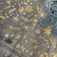 فرش هریس طوسی آبی تخفیفی|فرش|تهران, هروی|دیوار