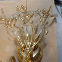 دیوار کوب برنجی