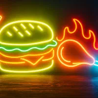 ساخت انواع تابلو( نیون ) نئون فلکس حرفه‌ای، دقیق