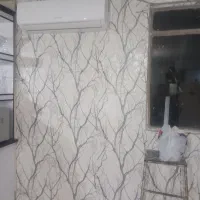 نقاشی ساختمان و نصب کاغذ دیواری|خدمات پیشه و مهارت|قدس, شهرقدس|دیوار