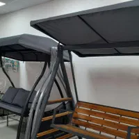 تاب باغی سه نفره چوب ترموو ویلا روفگاردن