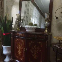 کنسول آیینه طرح چوب