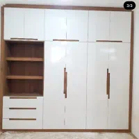 طراحی و اجراء  کابینت و کمد دیواری دکوراسیون منزل|جاکفشی، کمد، دراور|ساوه, |دیوار