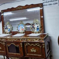 قطر ۴۰دیوار کوب سایز بزرگ برنزی سیاه قلم