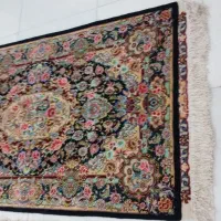 یک جفت فرش دستبافت چله و گل ابریشم|فرش|تهران, شوش|دیوار