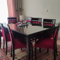 ست مبلمان و غذاخوری ۸ نفره شرکت صبا|مبلمان خانگی و میز عسلی|تهران, سازمان برنامه جنوبی|دیوار