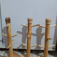 آویز فنجان چوبی