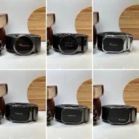 کمربندریلی دورو چرم مردانه/سگک رنگ ثابت ضد خش