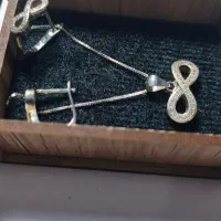 نیم ست نقره اصل|جواهرات|اردبیل, |دیوار