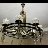 لوستر پذیرایی ۸ شعله|لوستر و چراغ آویز|قزوین, |دیوار