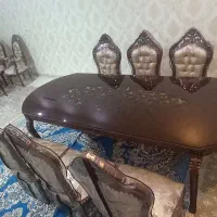 میز ناهار خوری منبت