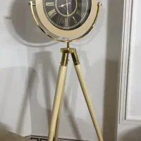 ساعت سه پایه چوبی ایستاده نو