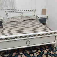 تخت خواب تمام چوب