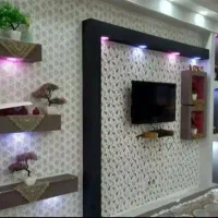 نقاشی ساختمان طرح کاغذدیواری