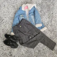 لباس زمستانی کاپشن و بافت دخترانه|کفش و لباس بچه|کرج, فاز ۴ مهرشهر|دیوار