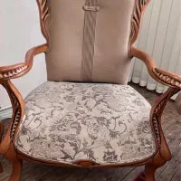 یک دست مبل استیل هفت نفره،و یک آینه و کنسول شیک|مبلمان خانگی و میز عسلی|همدان, |دیوار