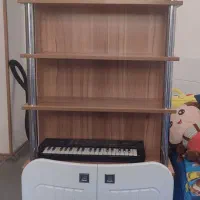 کمد دکوری نوجوان به عنوان کتابخونه هم استفاده میشه