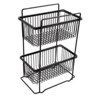 سبد ۲ طبقه همراه ۲ عدد جاشمعی