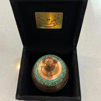 ظرف مسی دکوری فیروزه کوبی مناسب عروس زیرقیمت|صنایع دستی و سایر لوازم تزئینی|قم, حنیف نژاد|دیوار