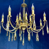 لوستر ارتا برنجی برنج/هفت+نه/روشنایی bk light 66