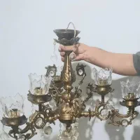 لوستر برنجی