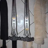 شمشیر تمام فولاد(۶۰cm)وایکینگ ،با آویز دیواری،غلاف