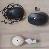۳ عدد ماوس (موس) بی سیم و سیم دار