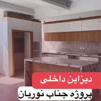 کابینت و کمد دیواری سفید گردویی