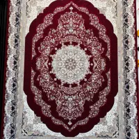 فرش ابریشم بافت کاشان/با ضمانت نامه کتبی|فرش|شیراز, لاله|دیوار